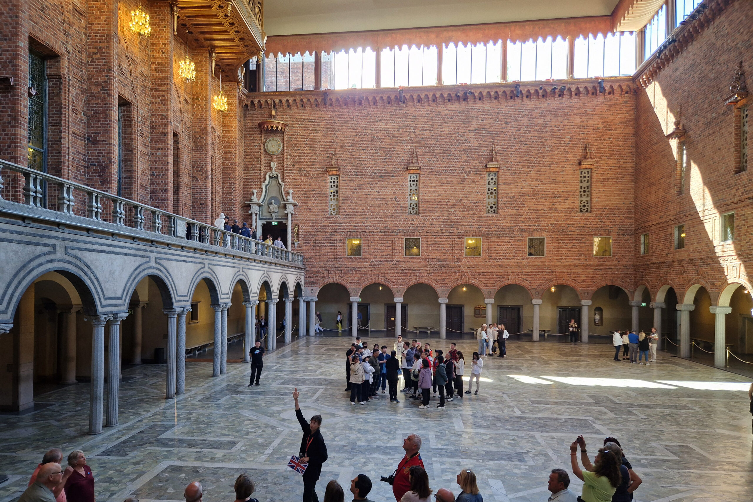 Interior of the Blue Hall in Stockholm's City Hall