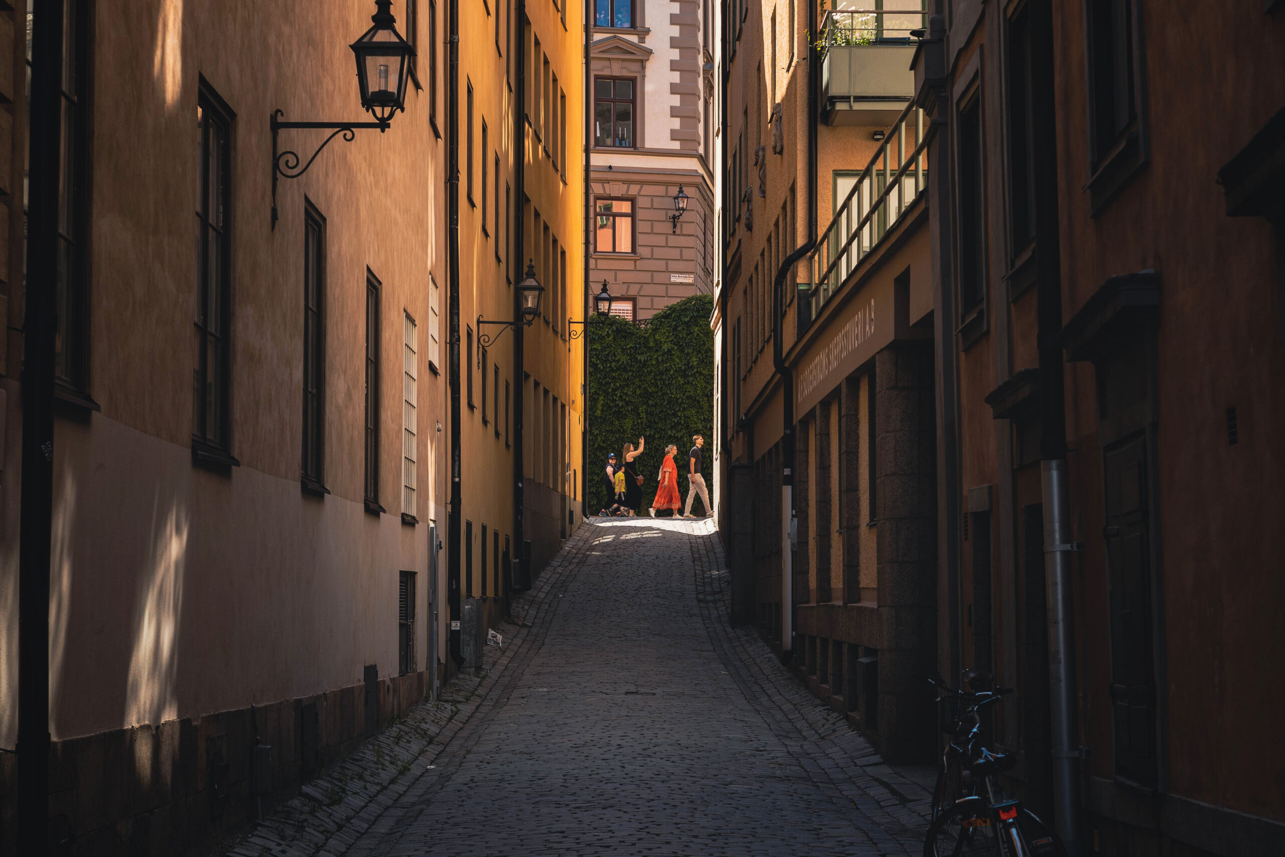 Alley in Gamla Stan Stockholm