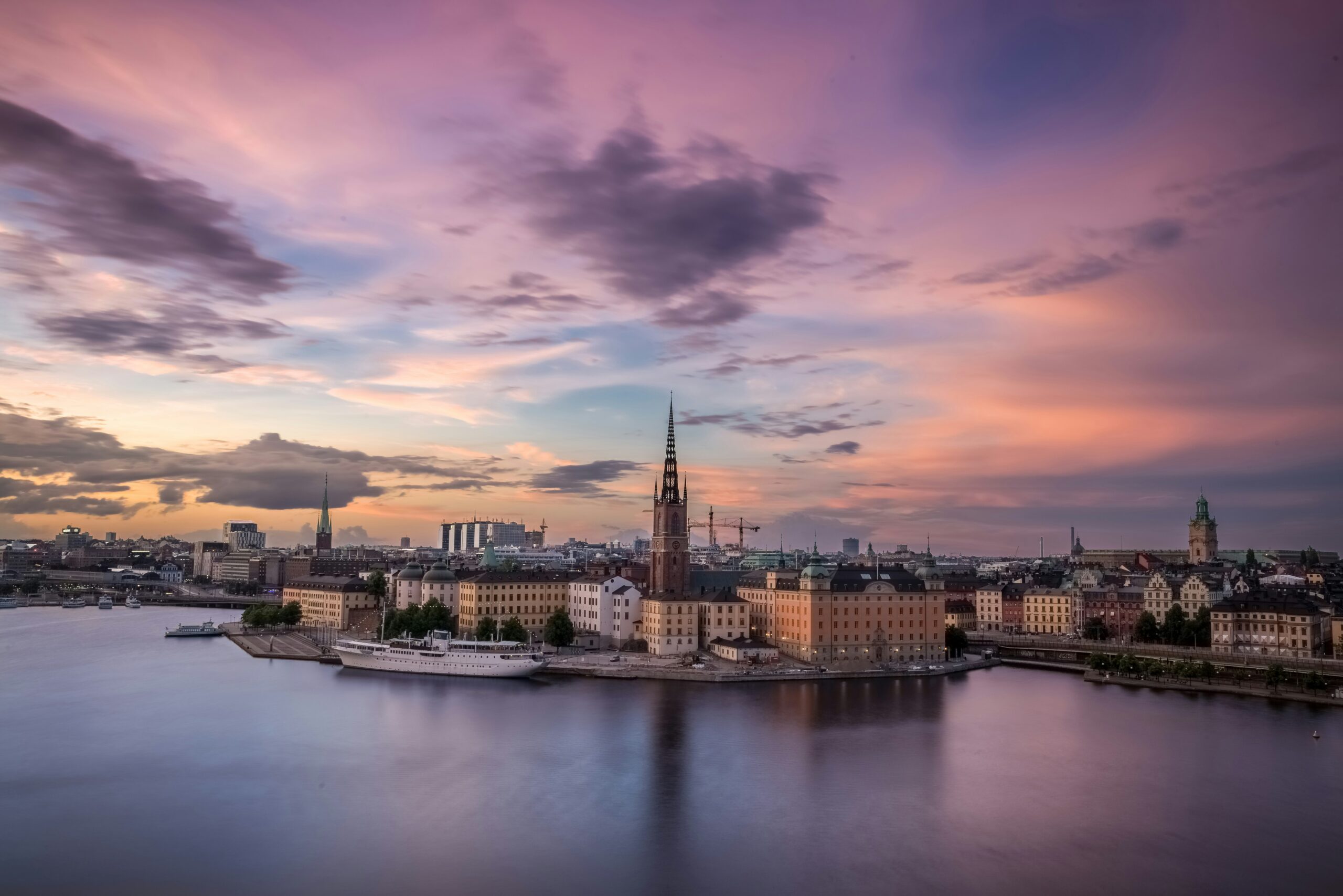 View of Riddarholmen Stockholm