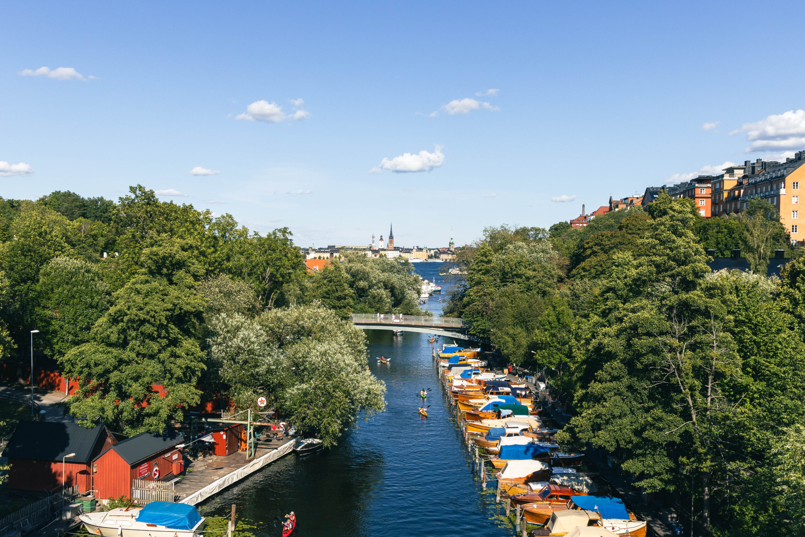 Kayaks at Långholmen