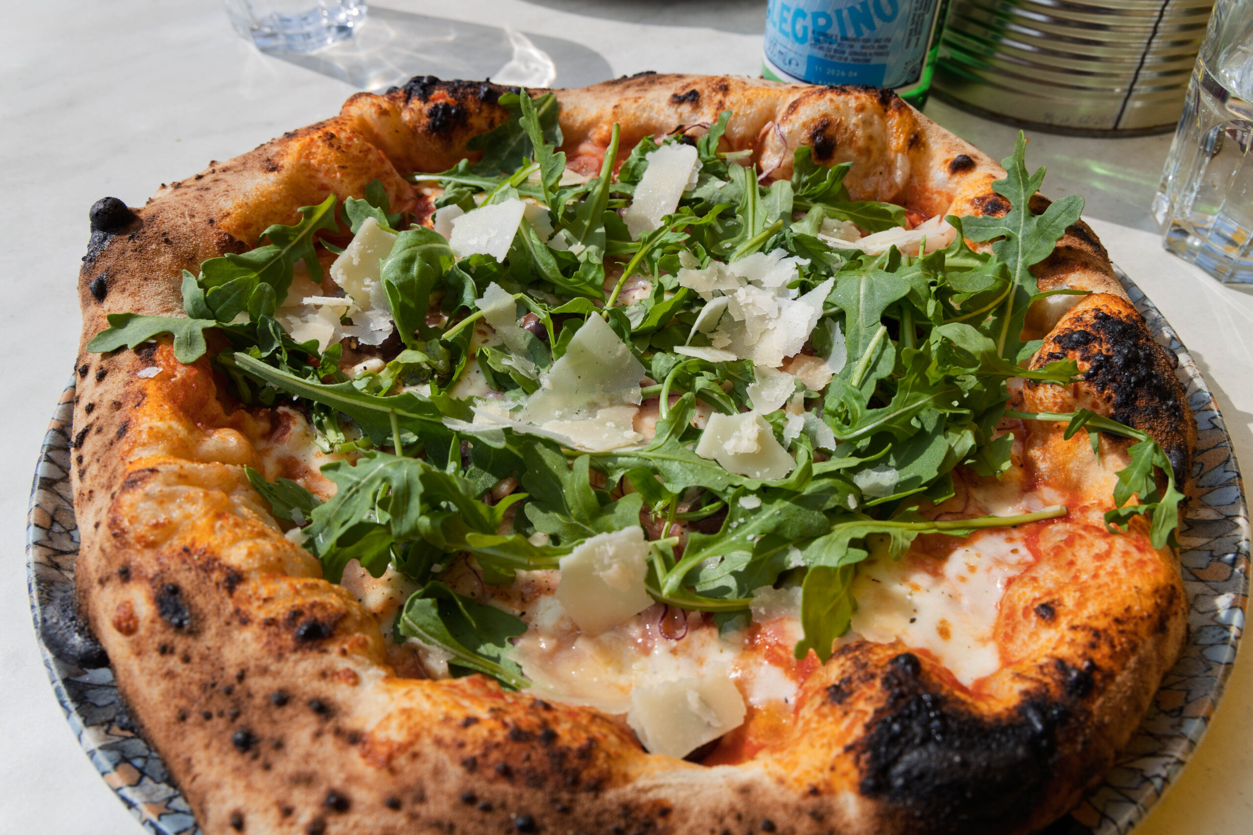 Pizza 450 Gradi A pizza at Restaurant 450 Gradi
