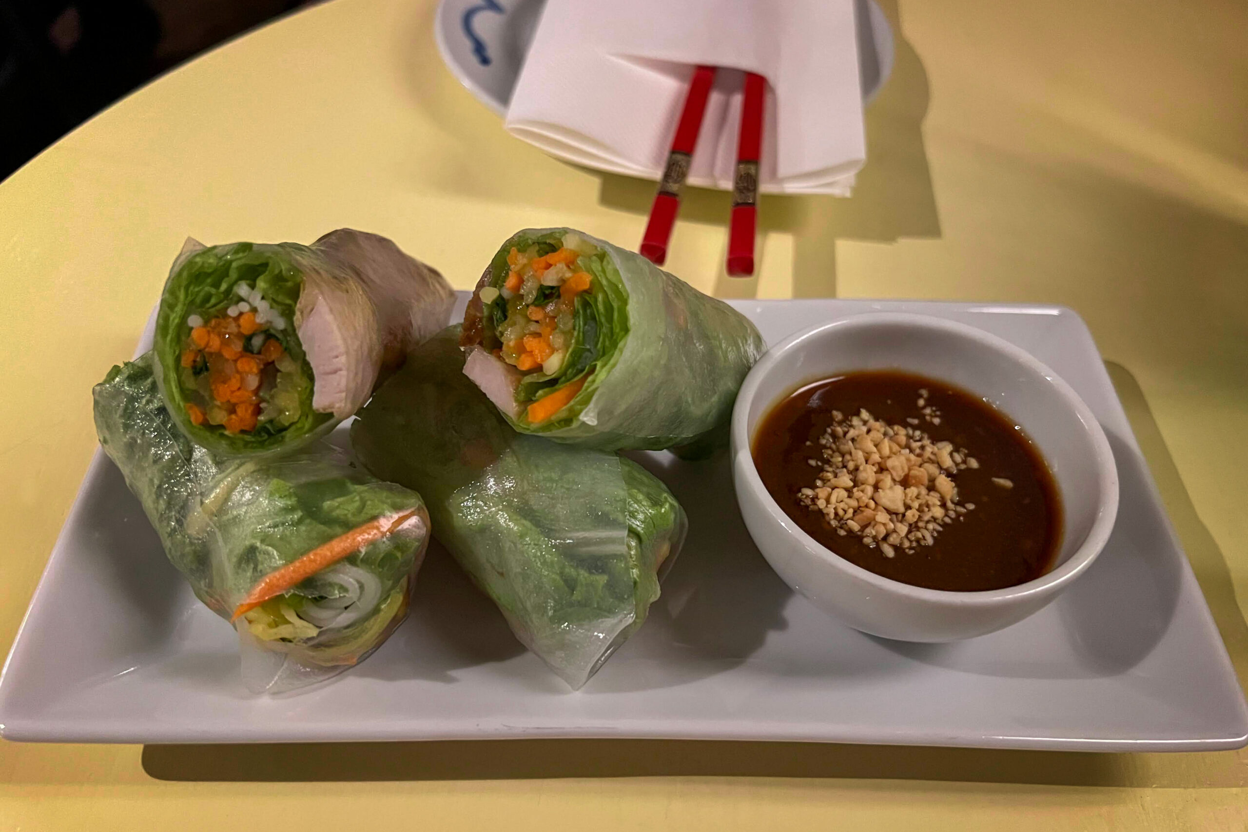 Cong Spring Rolls Spring rolls at restaurant Cong
