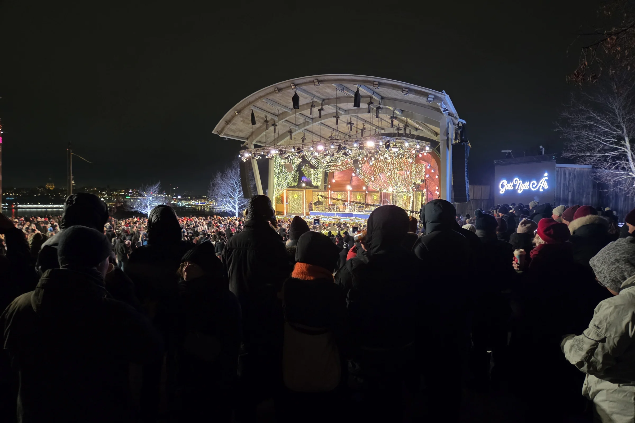 New Years Eve celebrations at Skansen.